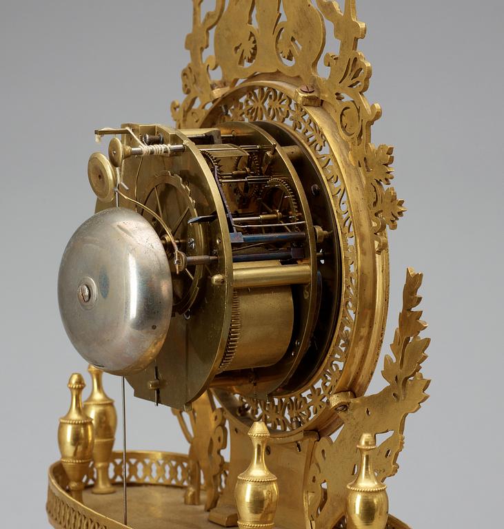 A Belgian Empire early 19th Century mantel clock.