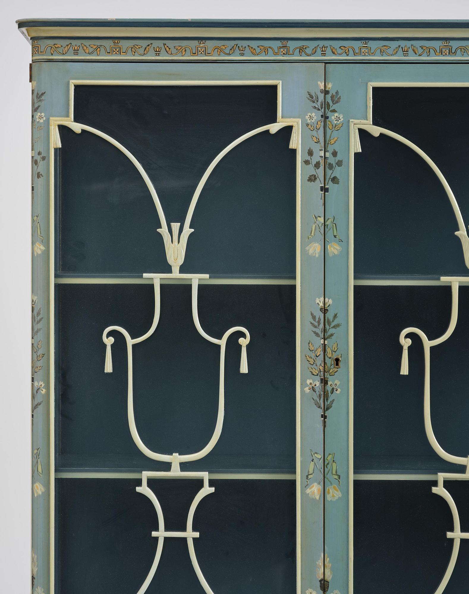 Carl Malmsten, a Swedish Grace showcase cabinet, cabinetmaker Albin Johansson, Stockholm, for Villa Kvikkjokk, 1927.