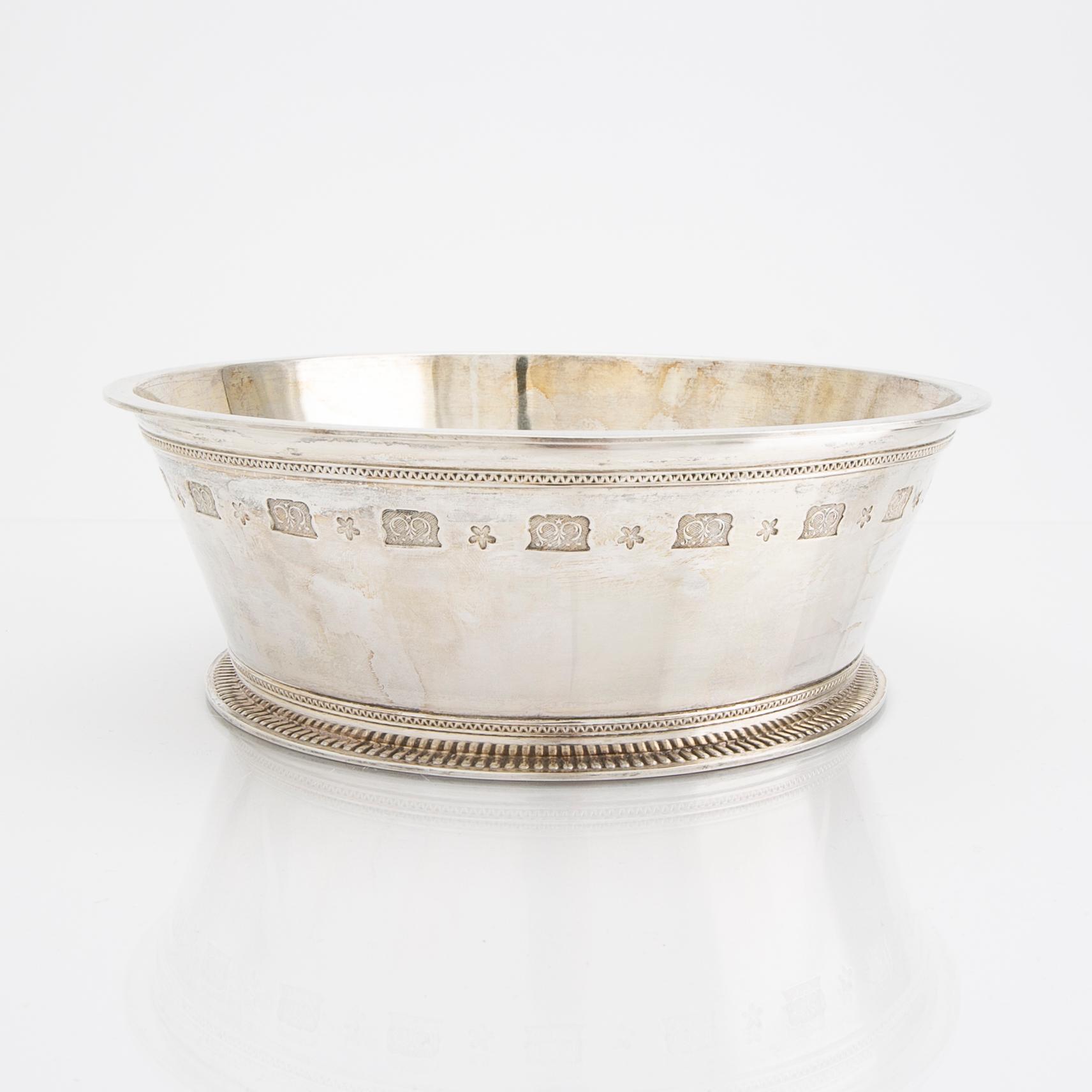Wiwen Nilsson, skål sterling silver Lund 1947.