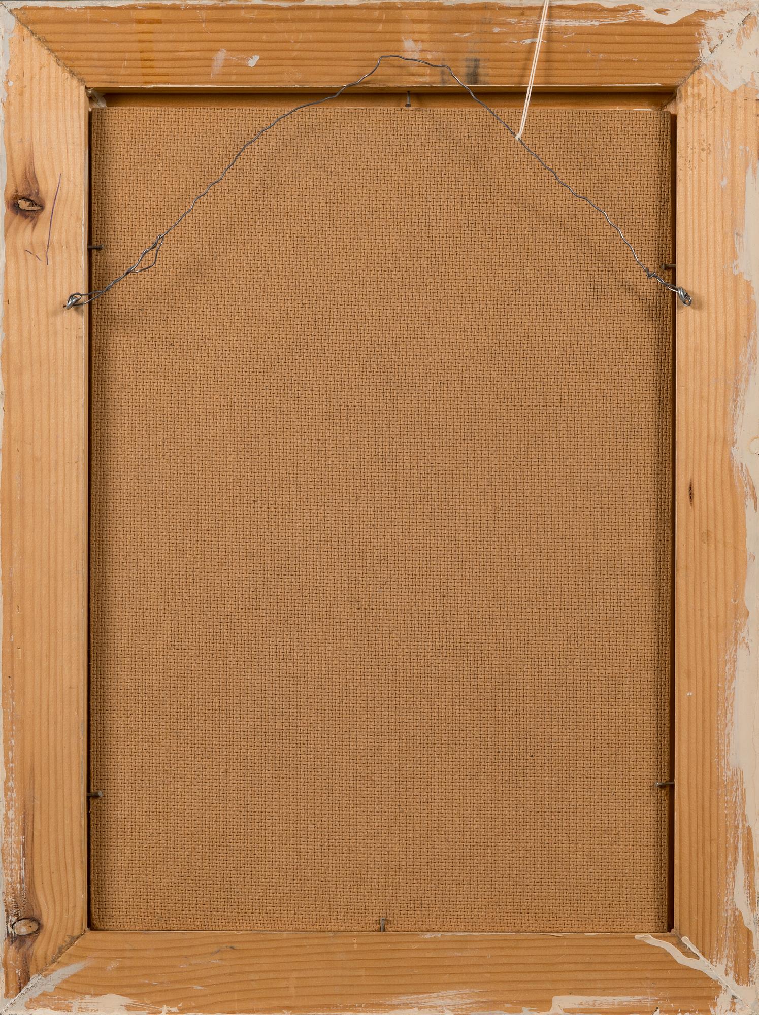 WIKING FORSSTRÖM, oil on board, signed and dated 1977.