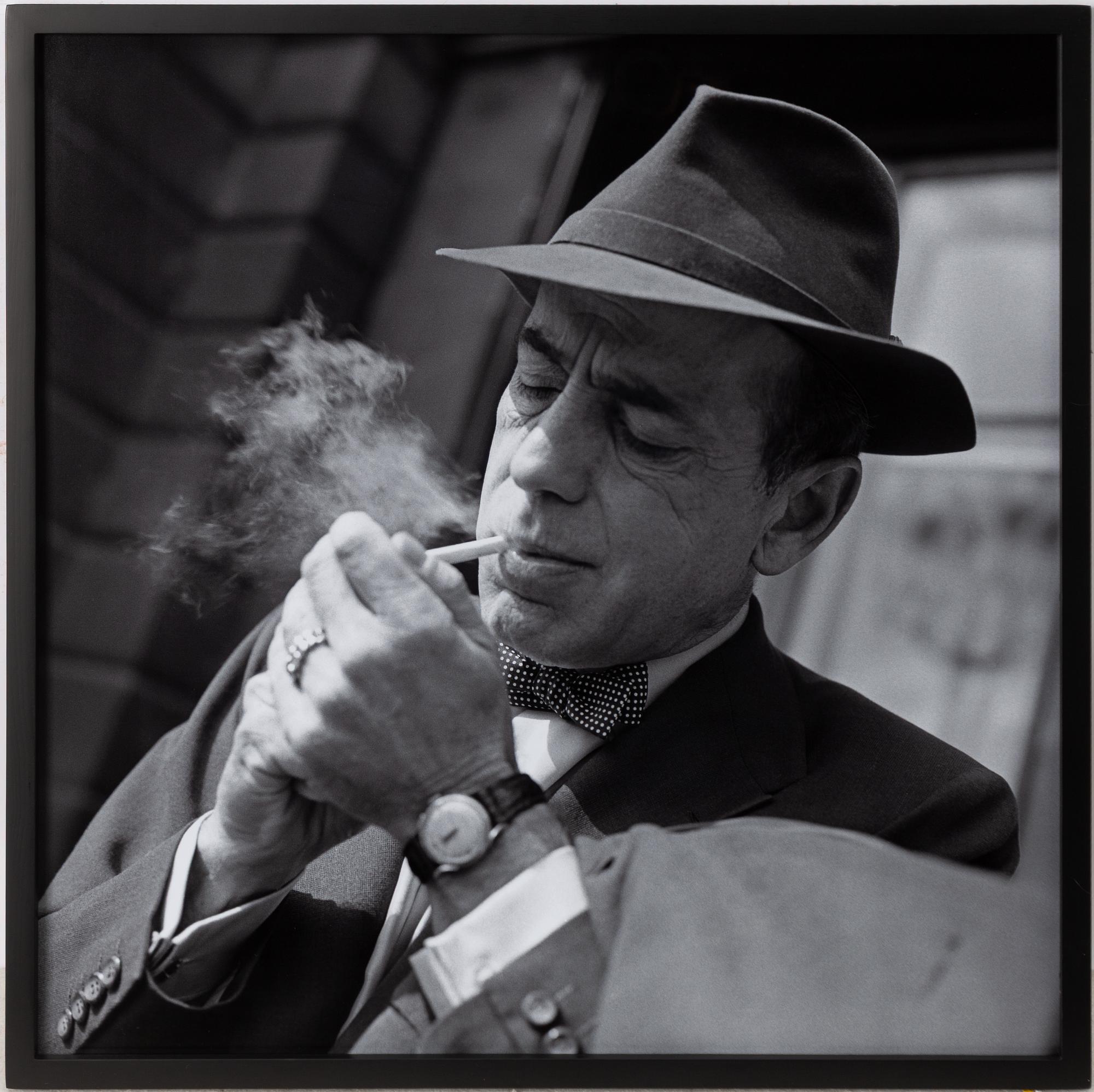 Per-Olow Anderson, "Humphrey Bogart at Place de la Concorde, Paris", 1954".