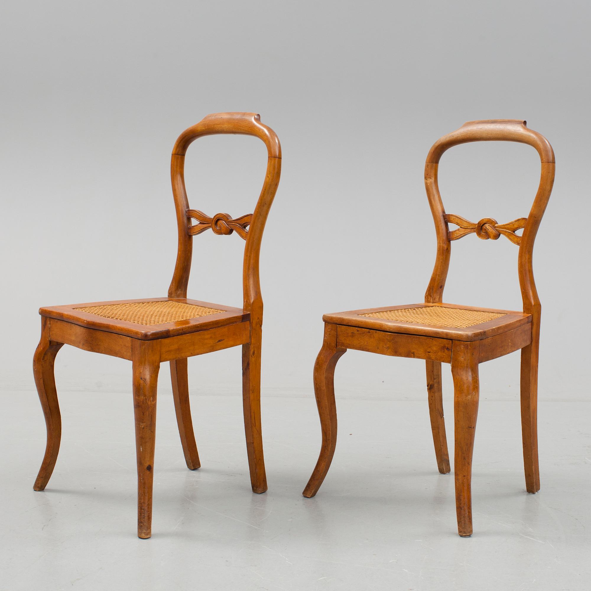 STOLAR, 6 st, nyrokoko, 1800-talets slut.