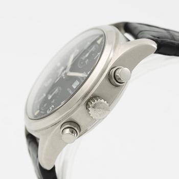 IWC, The Pilot's Chronograph, "T Swiss Made T Dial", wristwatch, chronograph, 39 mm.