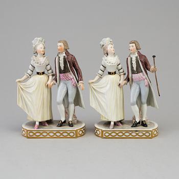 Two Royal Copenhagen porcelain figures, Denmark, beginning of 20th century.