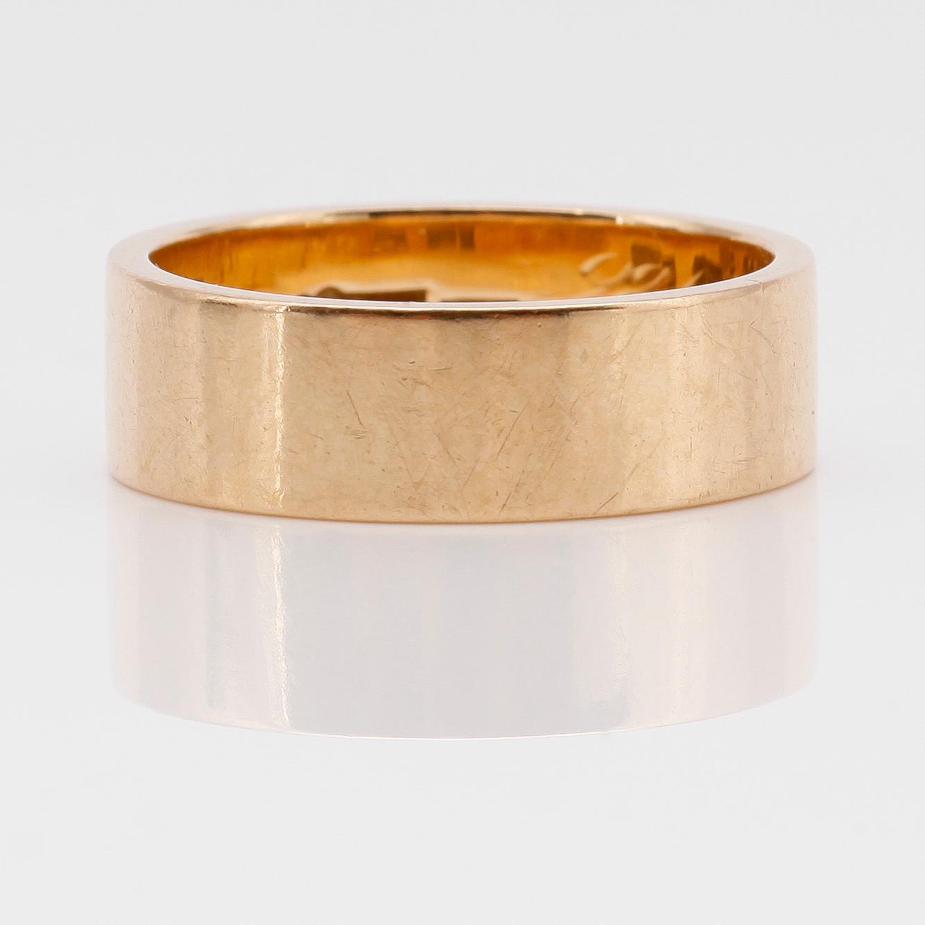 RING, 18K guld, svenska stämplar, 1972. Vikt ca 7 g.