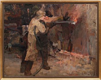 VIKTOR REIHET​, olja på duk, Ryssland, 1900-tal.