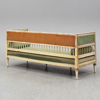 An early 19th century late Gustavian sofa.