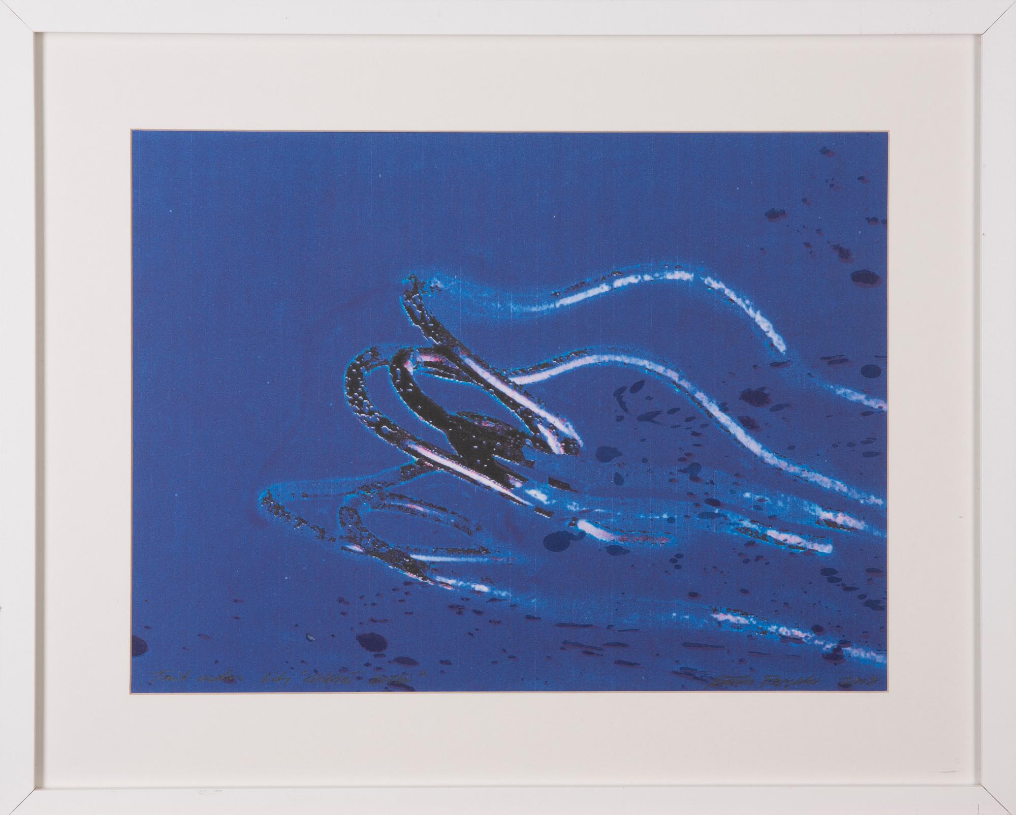 KIMMO PYYKKÖ, litografi, signerad och daterad 2008 även a tergo. Konstnärens avdrag.