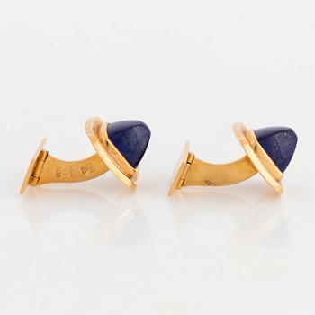 BIRGER HAGLUND, Manschettknappar med lapis lazuli.