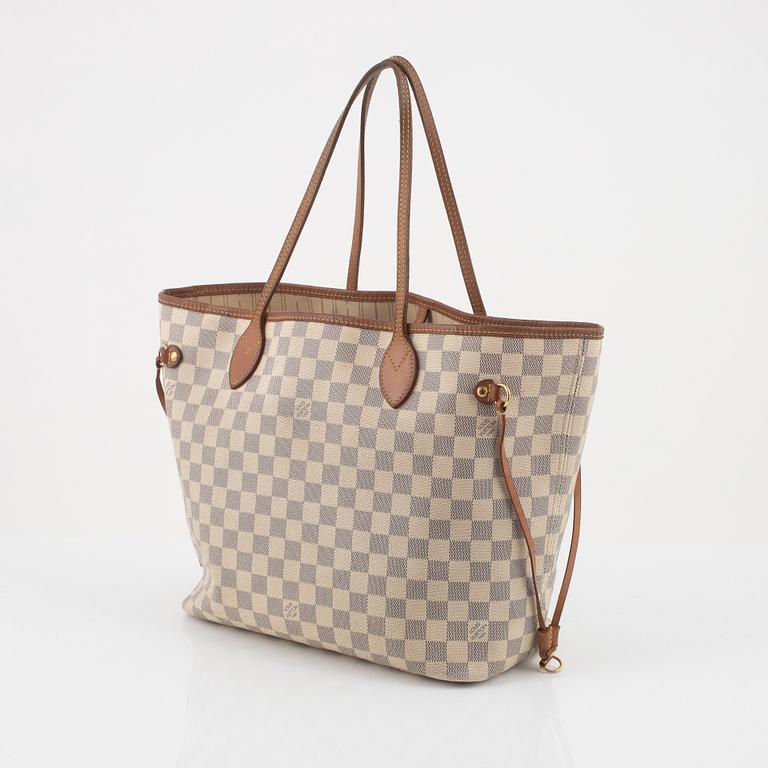 Louis Vuitton, A Damier azur "Neverfull MM" bag, 2013.