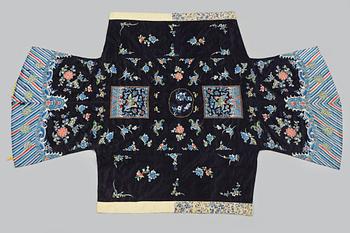 KIMONO, sidenbroderi, Kina.
