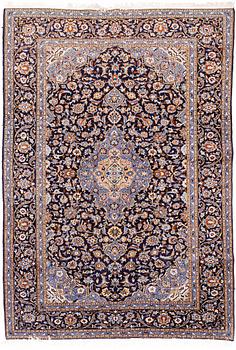 Keshan rug, approx. 370 x 255 cm.