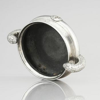Anna Petrus, & Estrid Ericson, a pewter bowl with handles, Svenskt Tenn, Stockholm 1927.