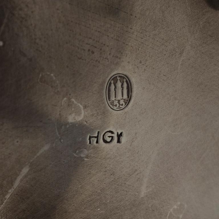 Hugo Grün, sockerruska och kanna, silver, Danmark 1955 och 1961.