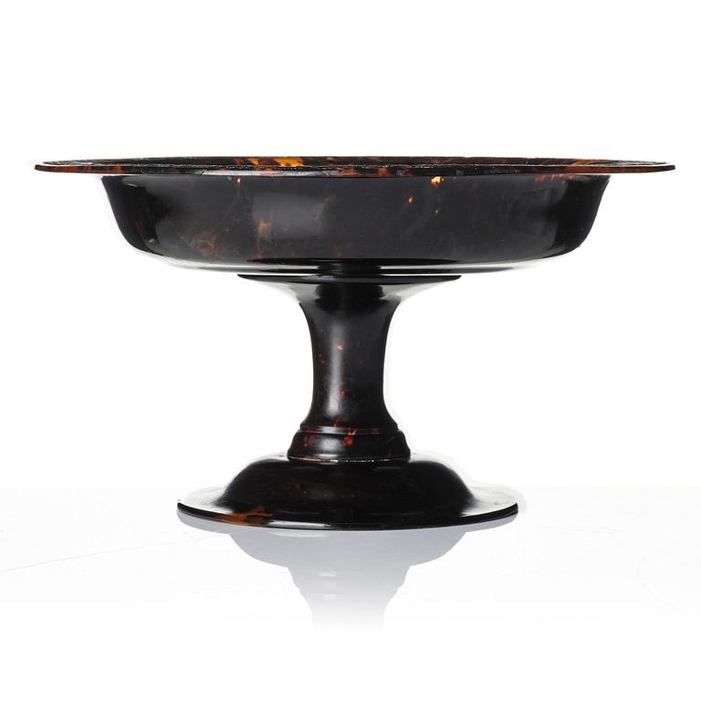 A tortoiseshell centrepiece, late 19th century.