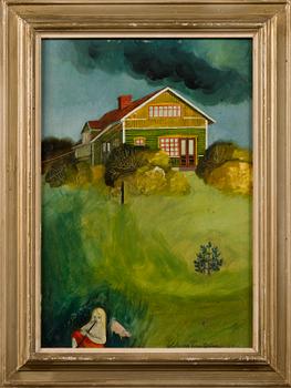 WIKING FORSSTRÖM, oil on board, signed and dated 1977.