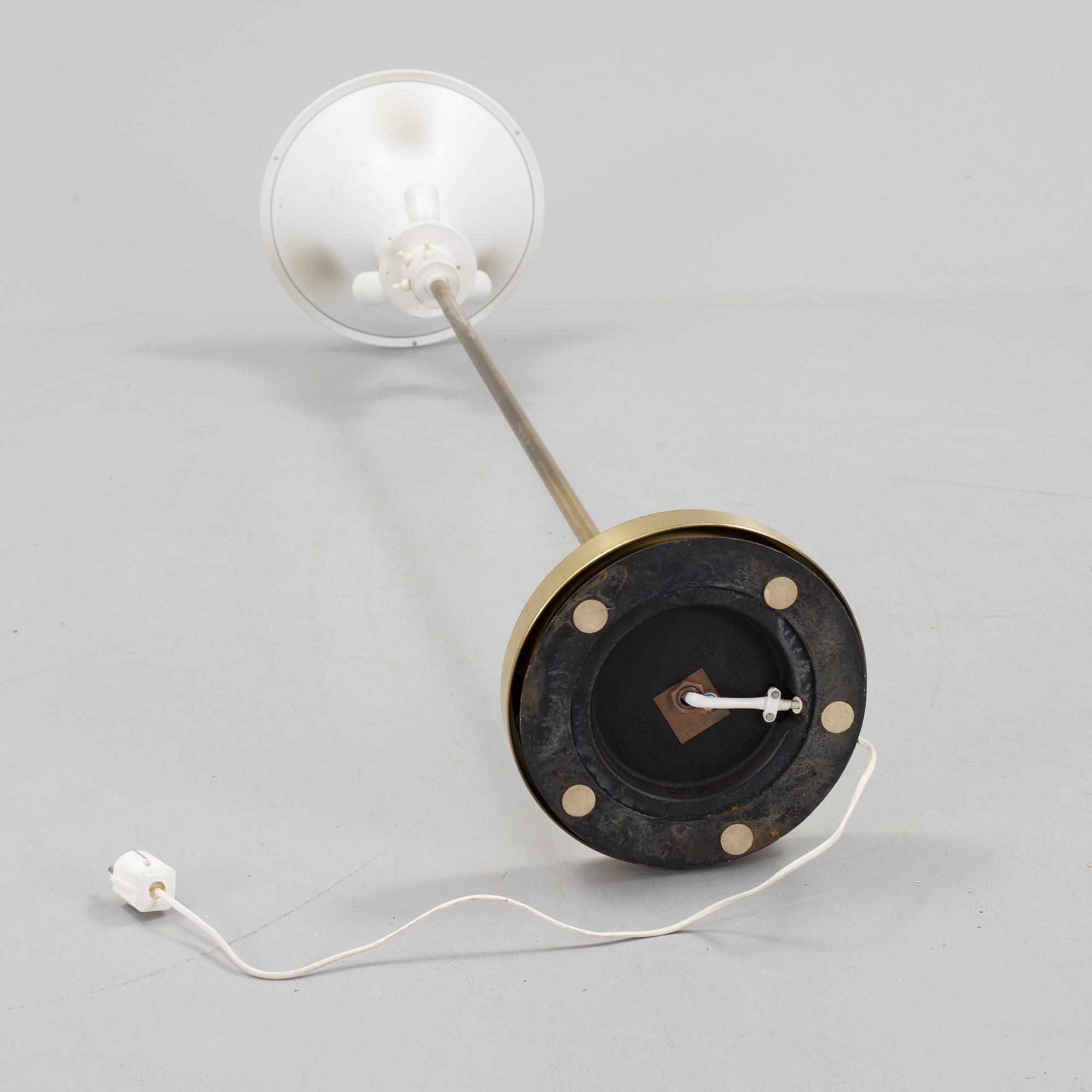 GOLVLAMPA, mässing, Fagerhults belysning, 1900-talets mitt.