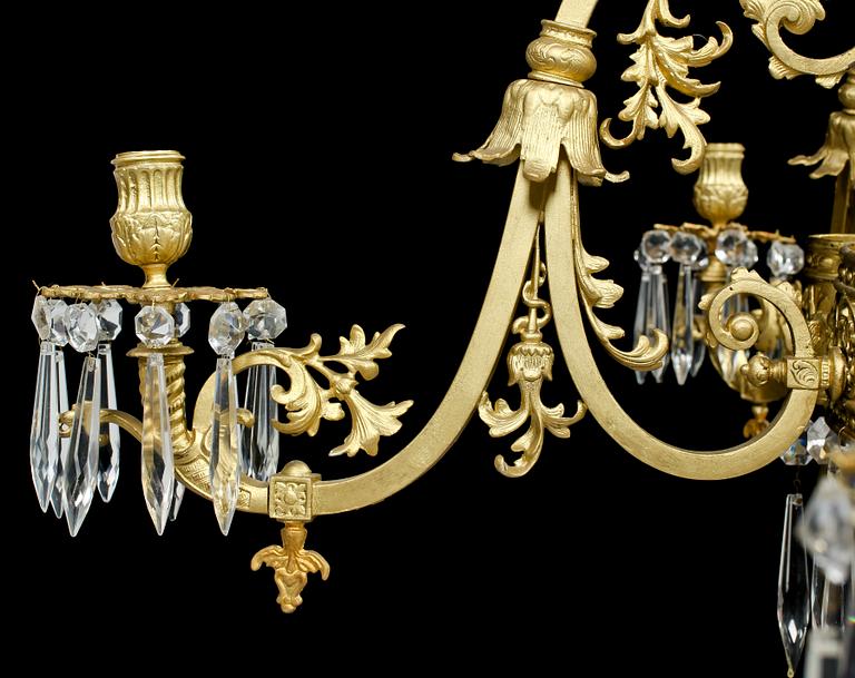 LJUSKRONA, omkring sekelskiftet 1900. Höjd ca 110 cm.