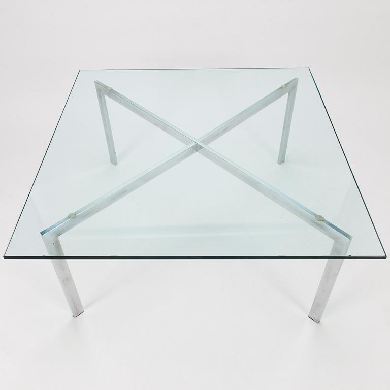 LUDWIG MIES VAN DER ROHE,  soffbord, "Barcelona", Knoll för Artek tidigt 1960-tal.