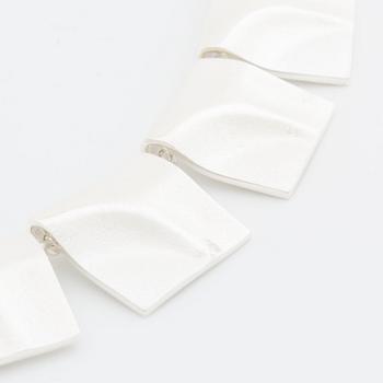 LAPPONIA NECKLACE, silver, "Galactic Peaks, design Björn Weckström, Finland, original pouch.