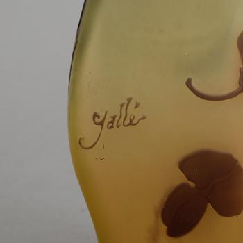 VAS, glas, Emile Gallé, Nancy, Frankrike, Jugend.