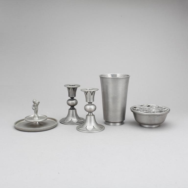 PARTI TENN, 5 delar, Edvin Ollers, Schröder och Olsson, Stockholm, bland annat 1928.