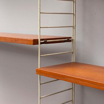 NILS STRINNING, a 'String' bookcase, mid 20th Century.