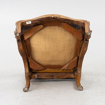 Armchair, Louis XV, 18th century.