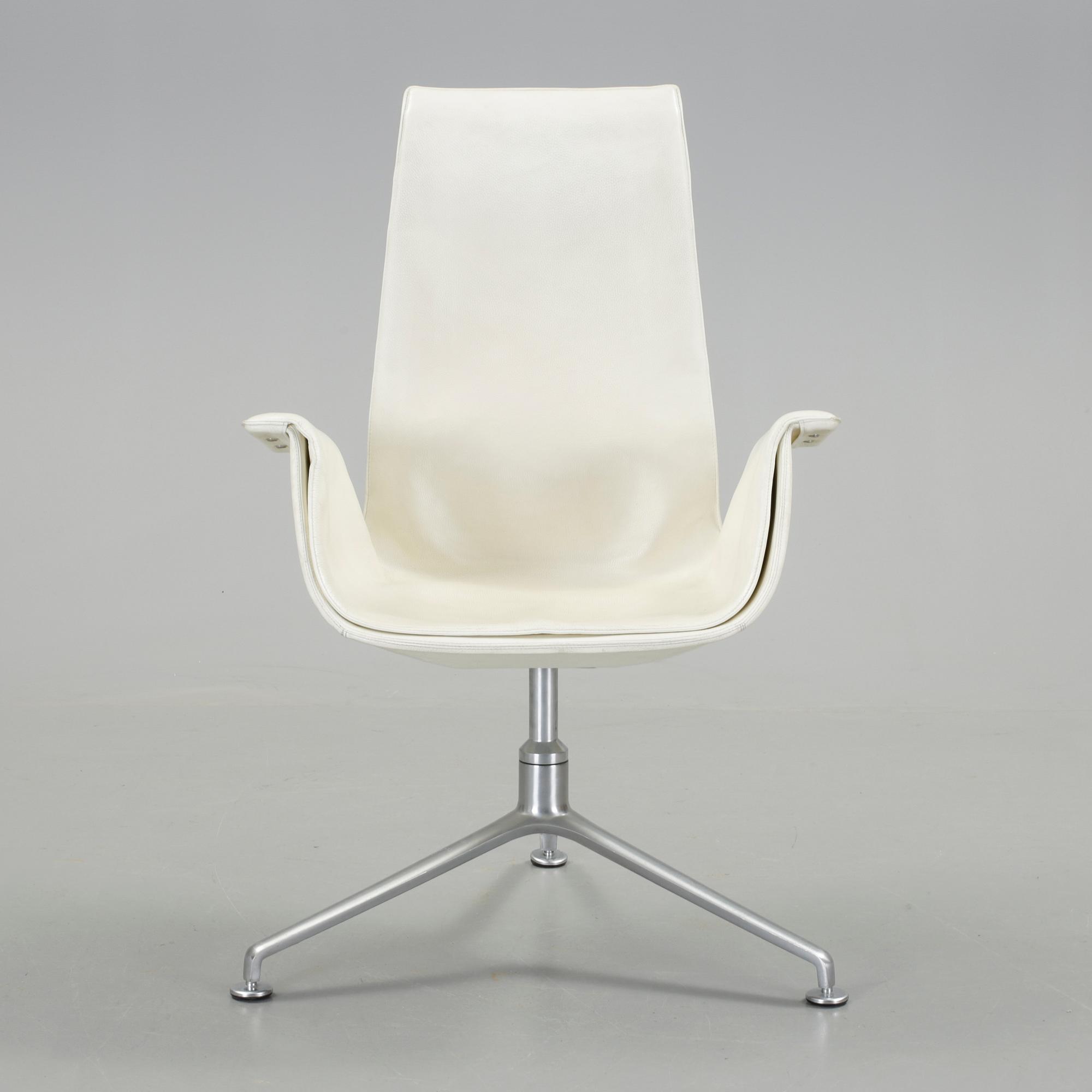 SKRIVBORDSSTOL, "Tulip", Preben Fabricius & Jørgen Kastholm, 1970-/80-tal.
