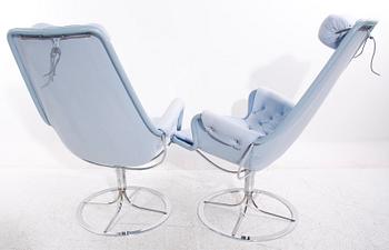 FÅTÖLJER, ett par, "Jetson", Bruno Mathsson.