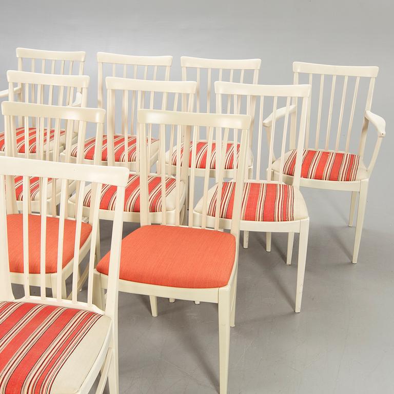 Carl Malmsten, möbelgrupp 11 dlr för Åfors Möbelfabrik.