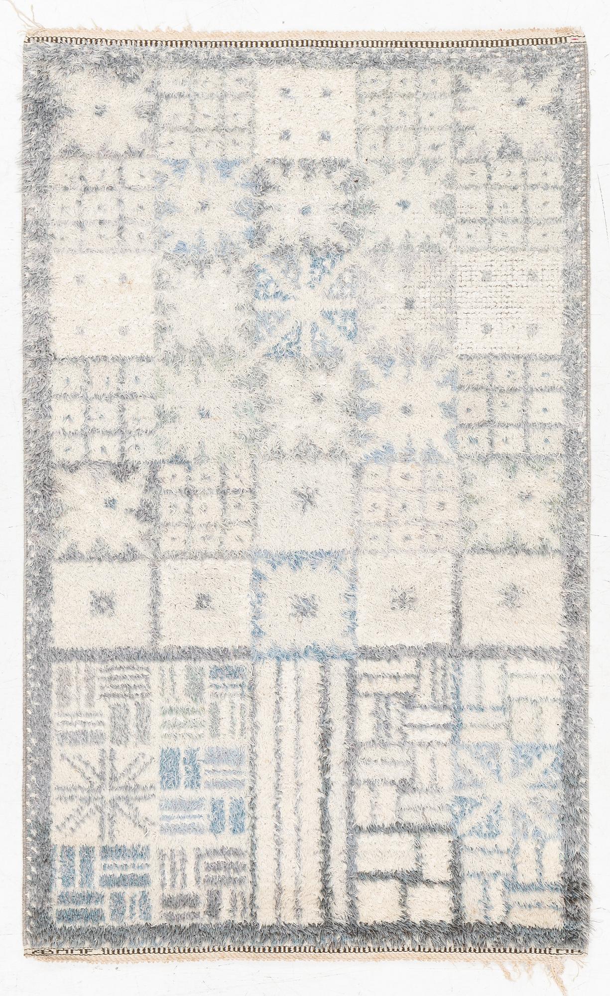 Marianne Richter, Rug, rya, "Angelica", designed in 1959, Märta Måås-Fjetterström AB.