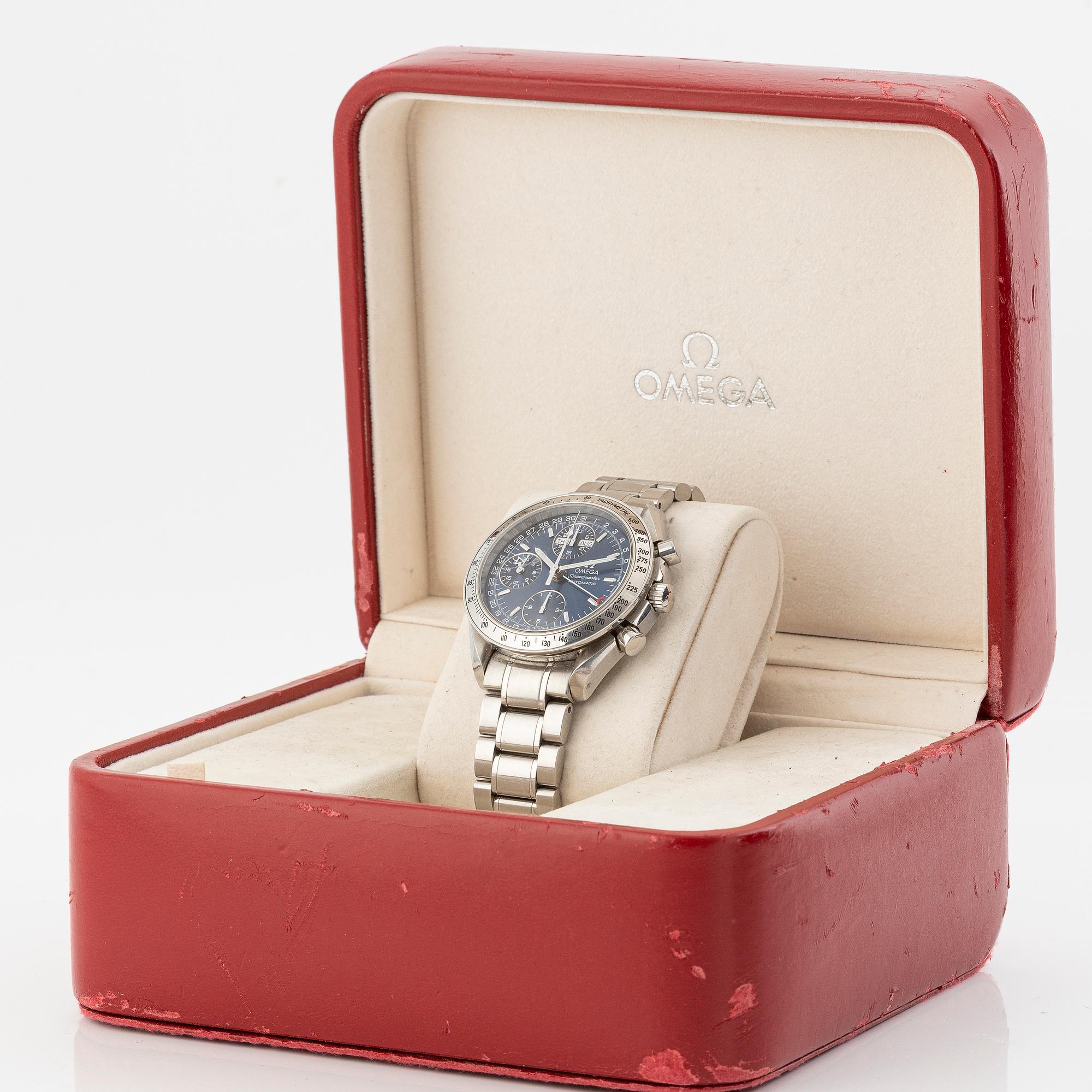 Omega, Speedmaster, Day-Date, kronograf, armbandsur, 39 mm.