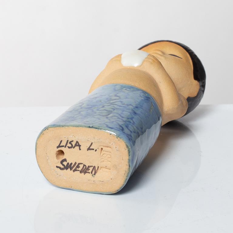 Lisa Larson, figurines, 8 pcs, "Children of the World", Gustavsberg.