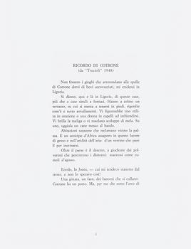 Assadour Bezdikyan, "Sei incisioni per Camillo Sbarbaro".