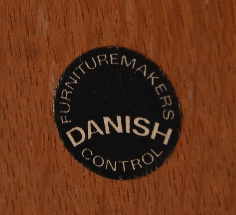 MATBORD, Danmark, 1900-talets andra hälft.