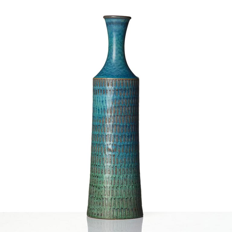 Stig Lindberg, a stoneware vase, Gustavsberg Studio 1966.