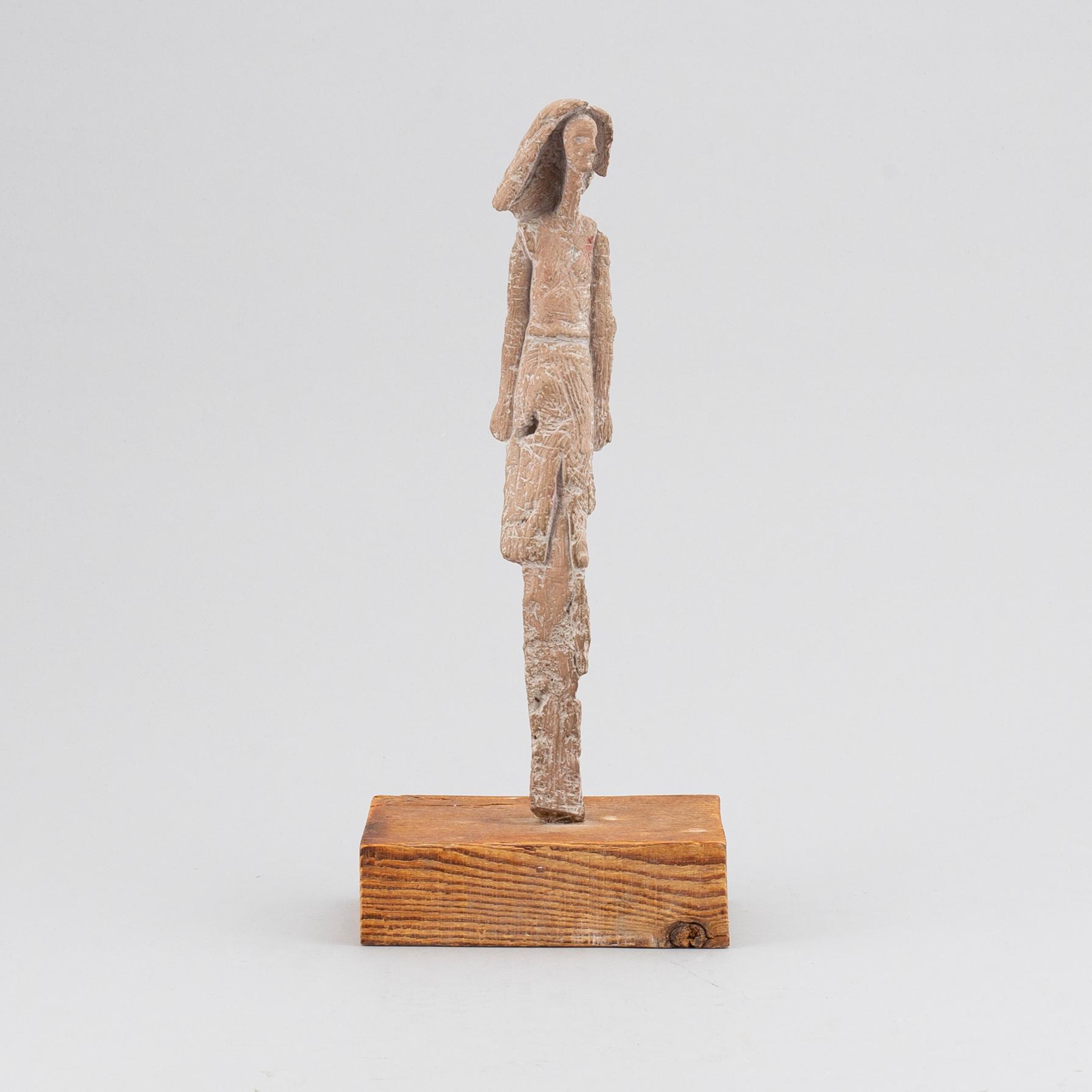 EVERT LINDFORS, sculpture, signed.