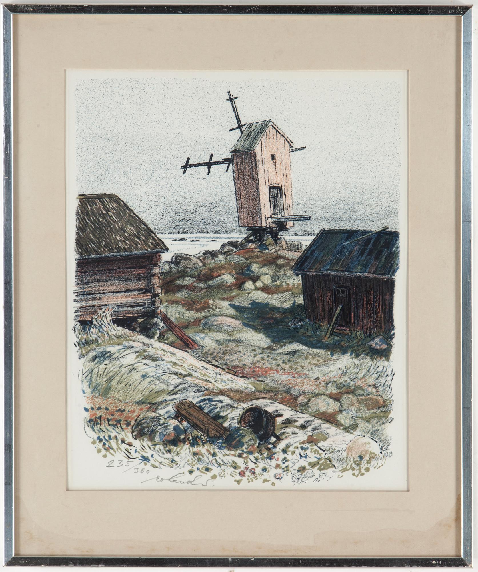 ROLAND SVENSSON, Färglitografi, signerad och numrerad 235/360.