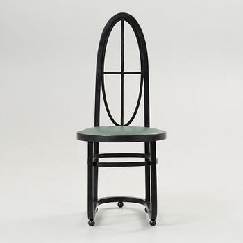Two Carl Bergsten dining chairs, Gemla leksaksfabrik, Sweden ca 1906.