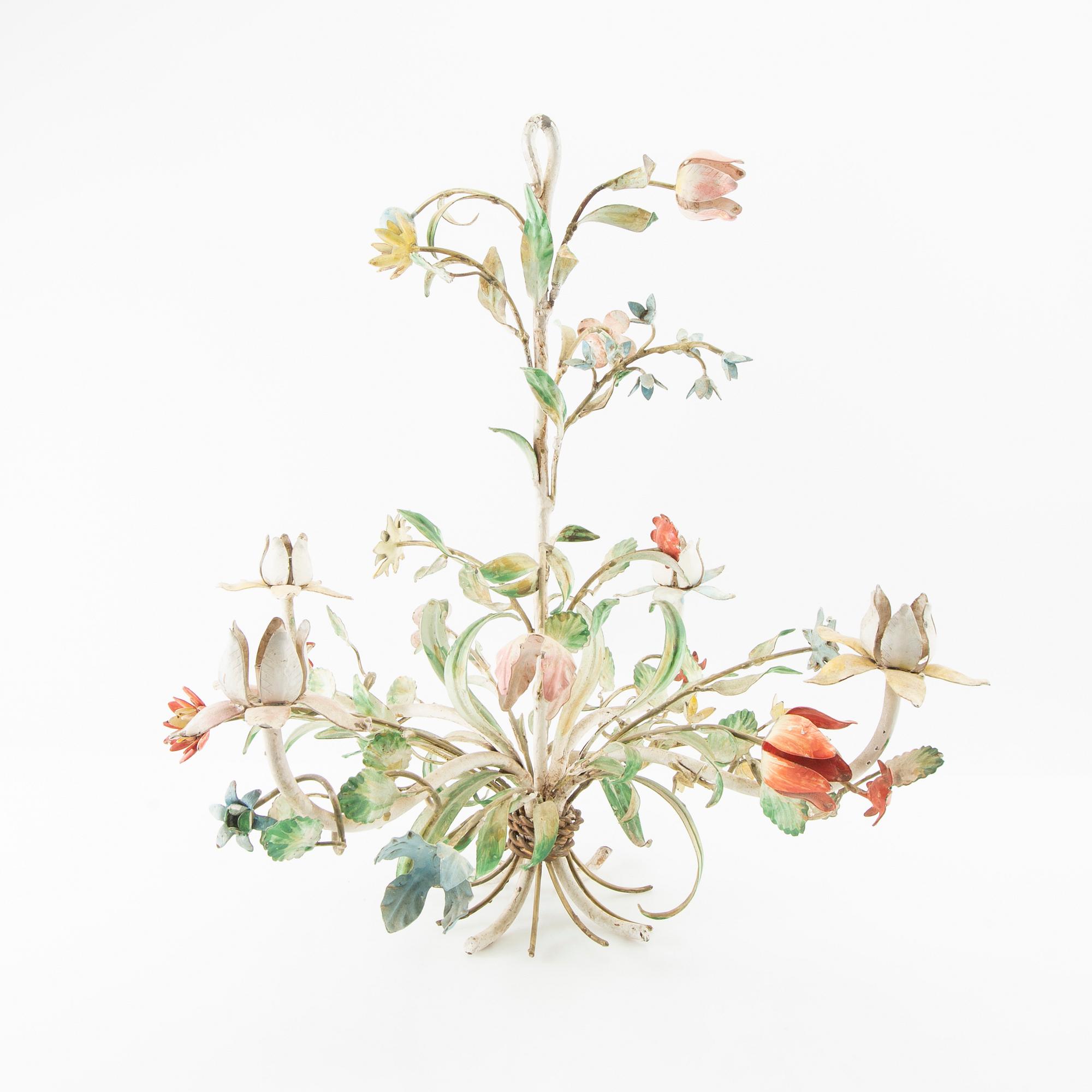 Chandelier, mid-20th century.