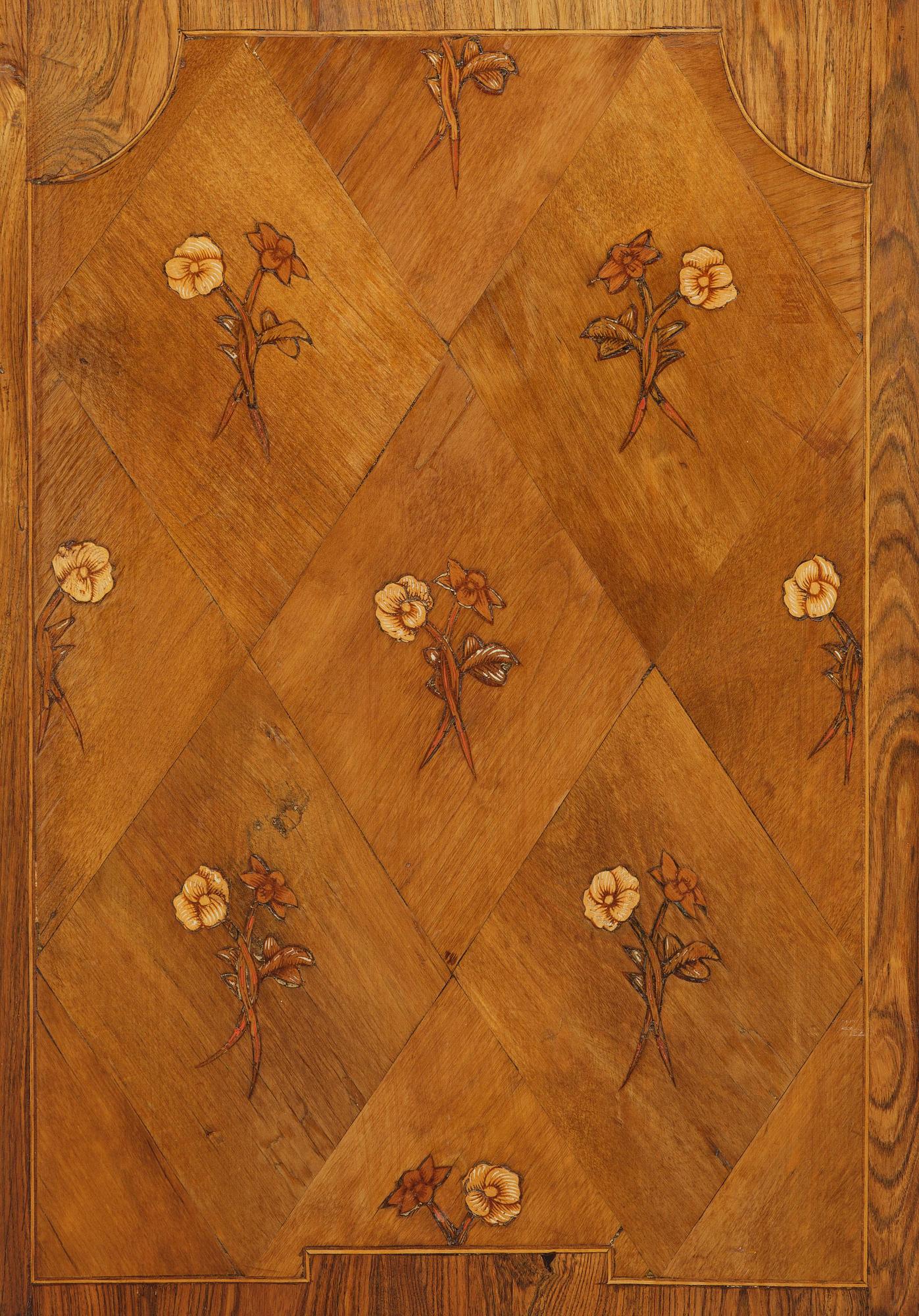 A Gustavian marquetry commode by J. Hultsten (master in Stockholm 1773-94).