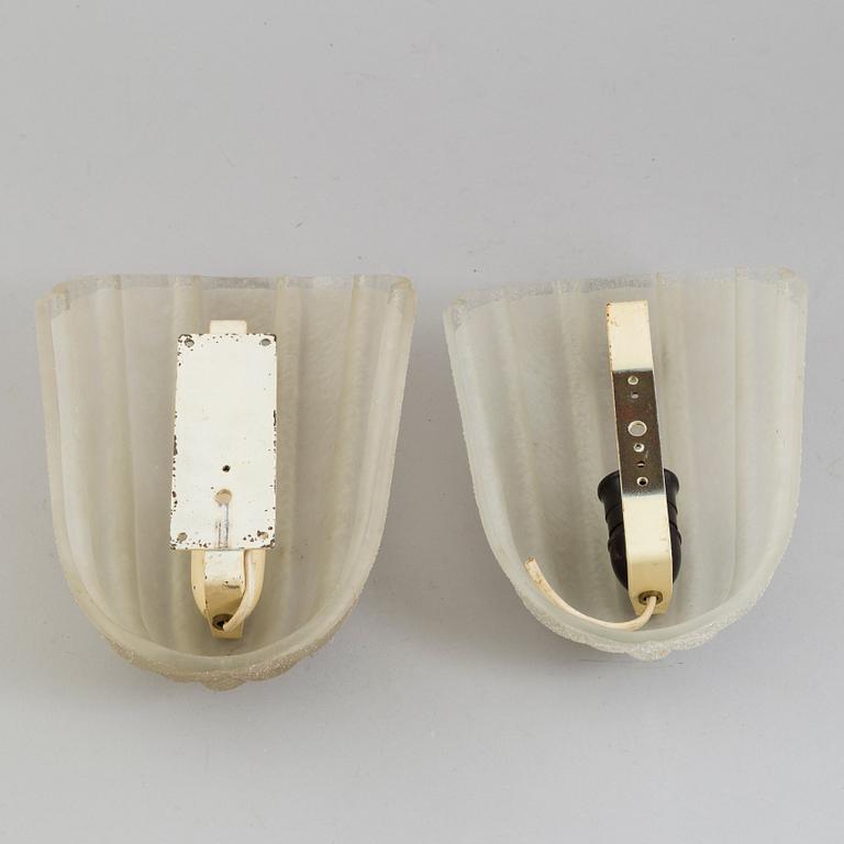 a pari of 1920's Art Deco wall sconces.