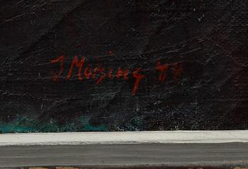 IVAR MORSING, oil on canvas, signed and dated -49.