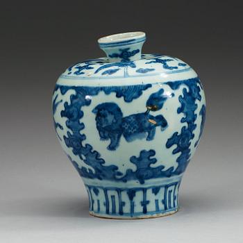 VAS, porslin. Ming dynastin, Wanli (1572-1620).