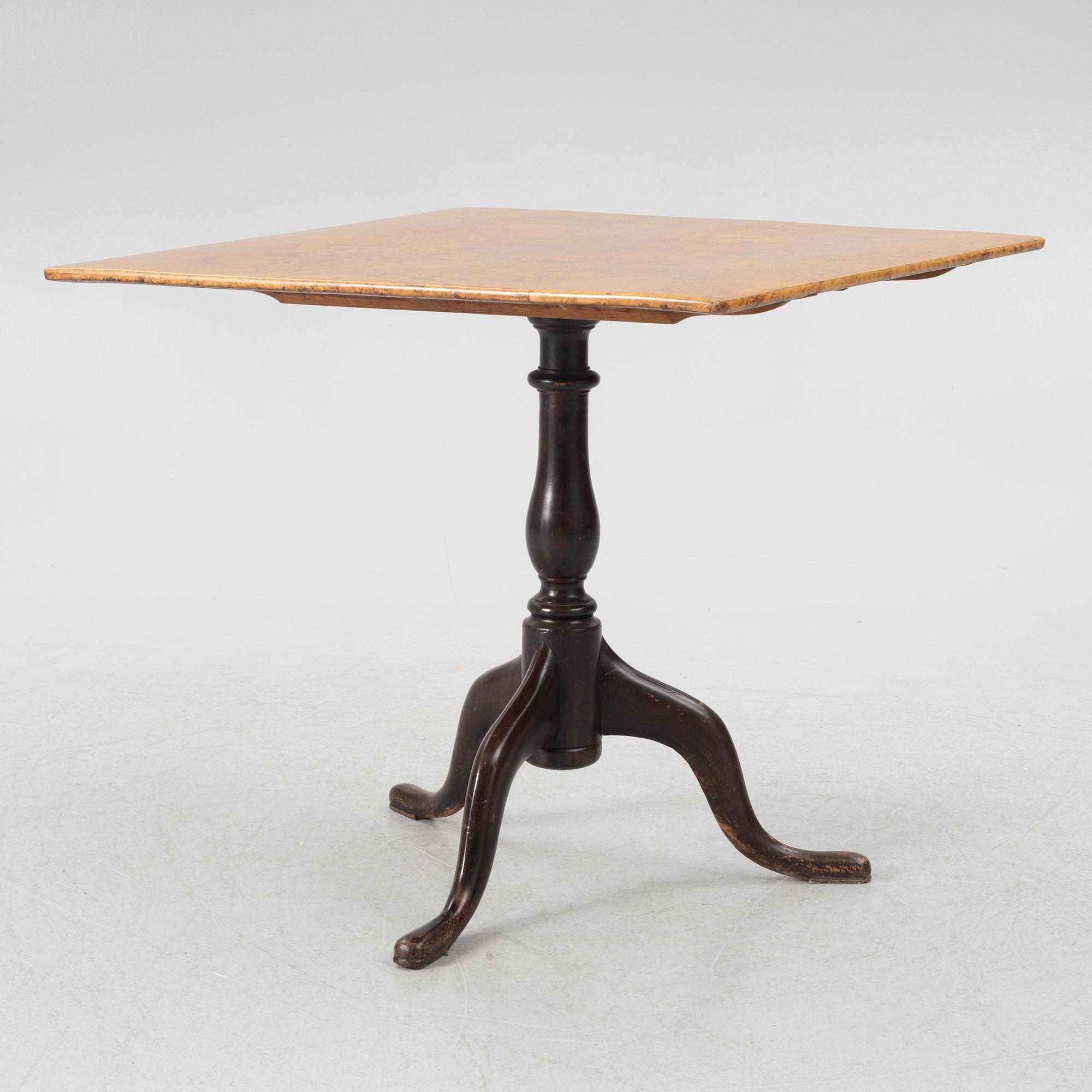 Jacob Sjölin, fällbord, (mästare i Köping och Kungsör 1767-85).