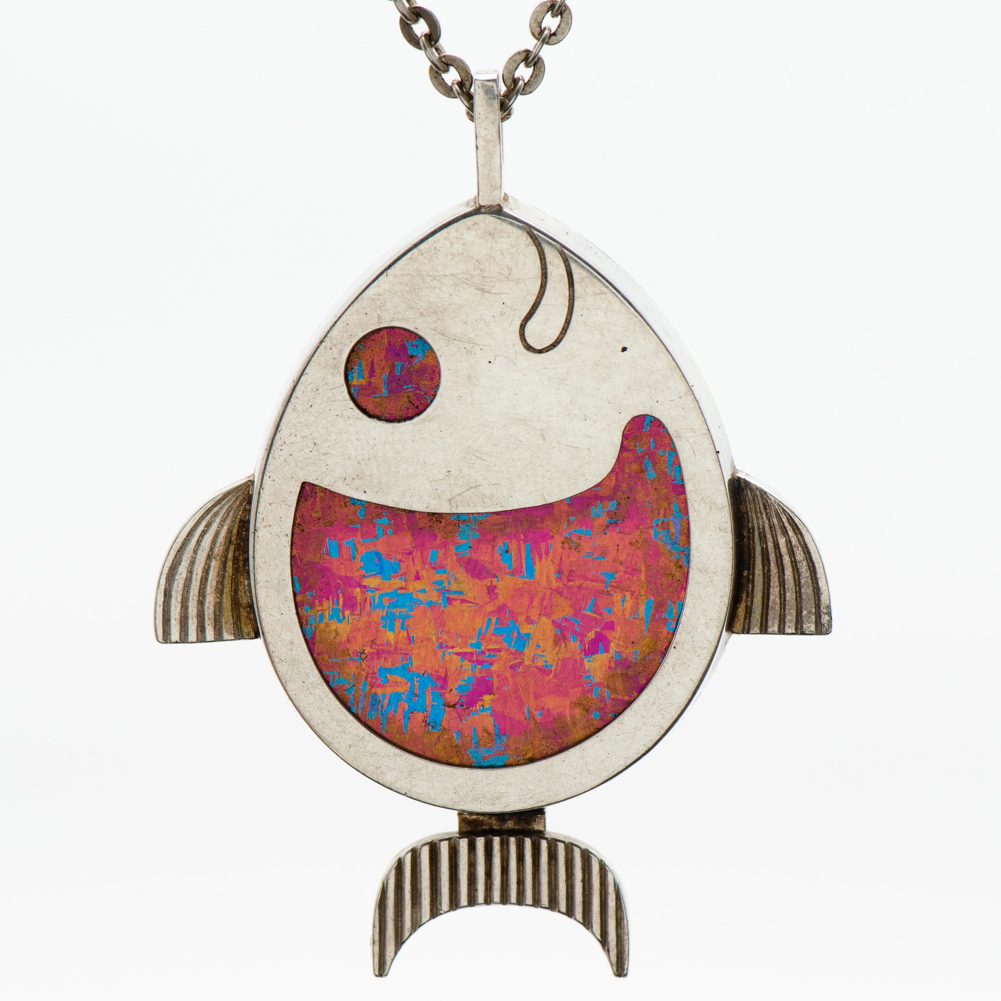 NANNY STILL, HÄNGE, silver, titan.  Kultakeskus 1976.