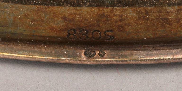 LJUSSTAKAR, ett par, silver, 1900-tal.