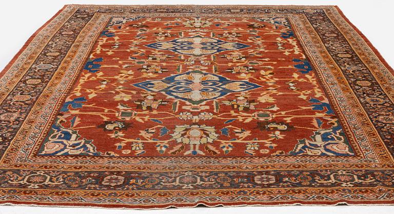 An antique Mahal carpet, West Persia, c. 358 x 266 cm.
