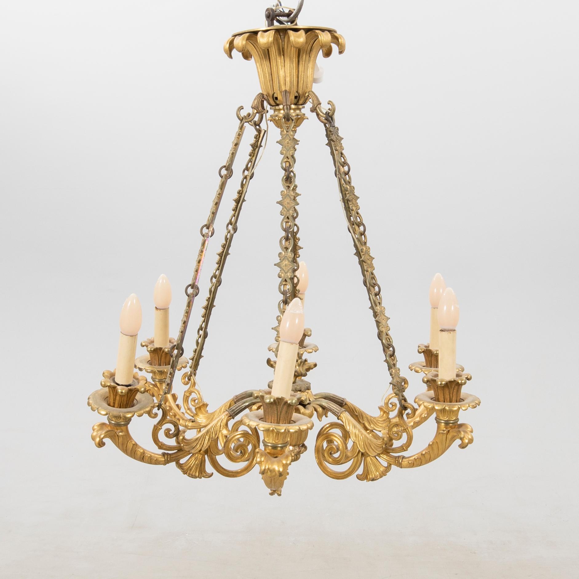 Chandelier possibly Baltic region late 19th century.